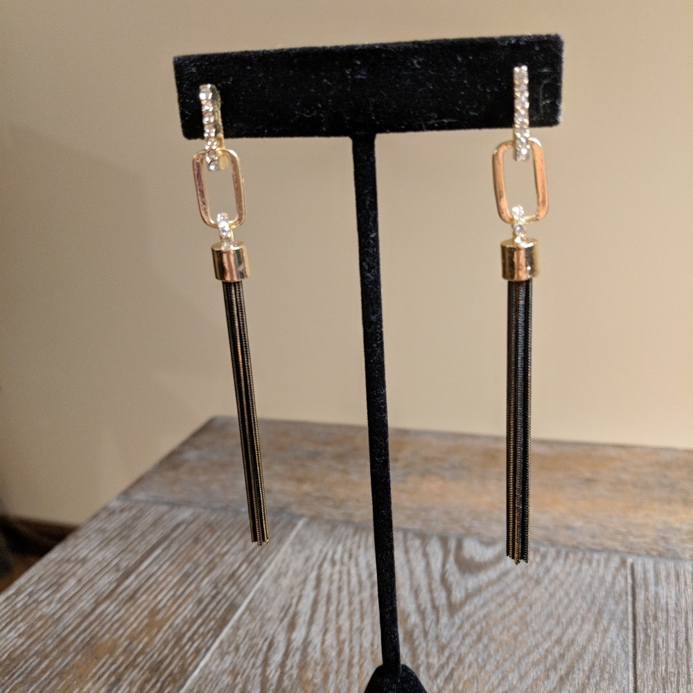 Statement dangle earrings